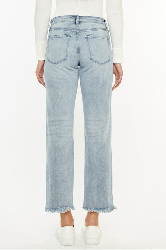 Morgana Essentials High Rise Straight Fit Leg Jeans