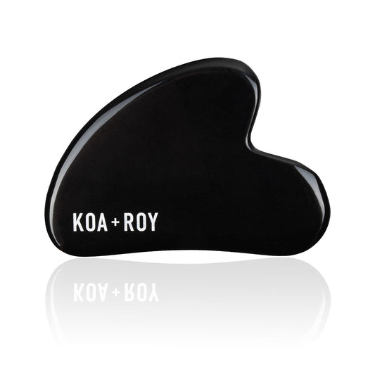 Black Obsidian Face Gua Sha Tool v2