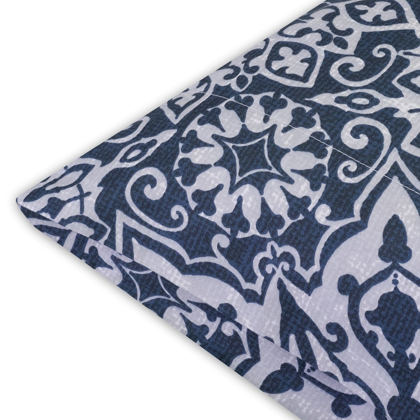 Classic 4-Piece Bed Sheet Set (Oasis Blue Mandala)