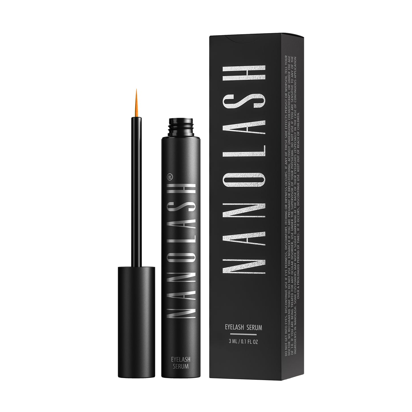 Nanolash Eyelash Serum 3ml - Conditioner for eyelash. Eyelash booster for long eyelashes.