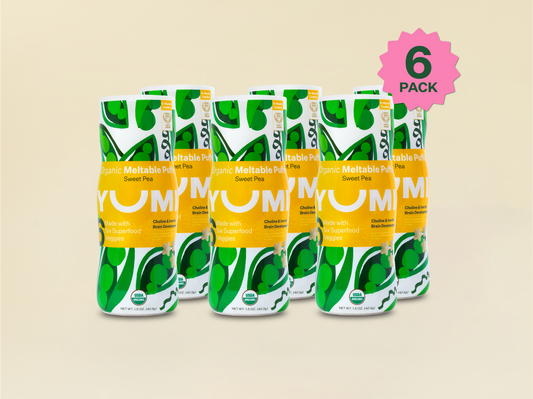 YUMI Organic Meltable Puff Pack (6 x 1.5 oz. containers)