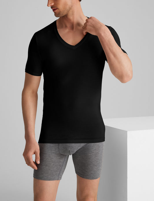 Second Skin Deep V-Neck Stay-Tucked Undershirt