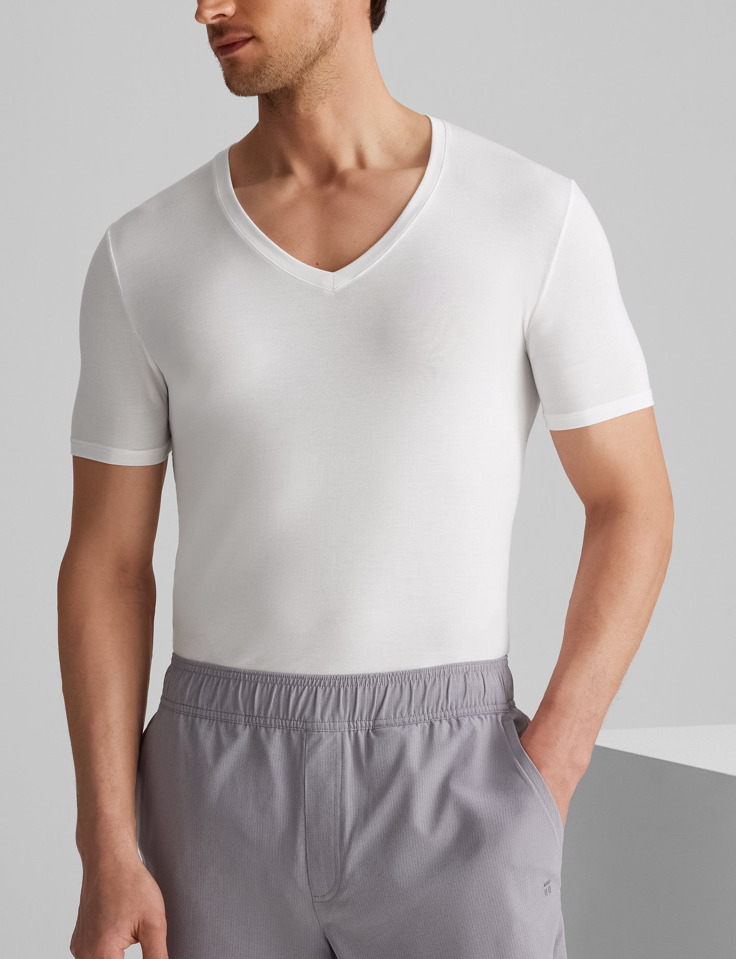 Second Skin Deep V-Neck Stay-Tucked Undershirt