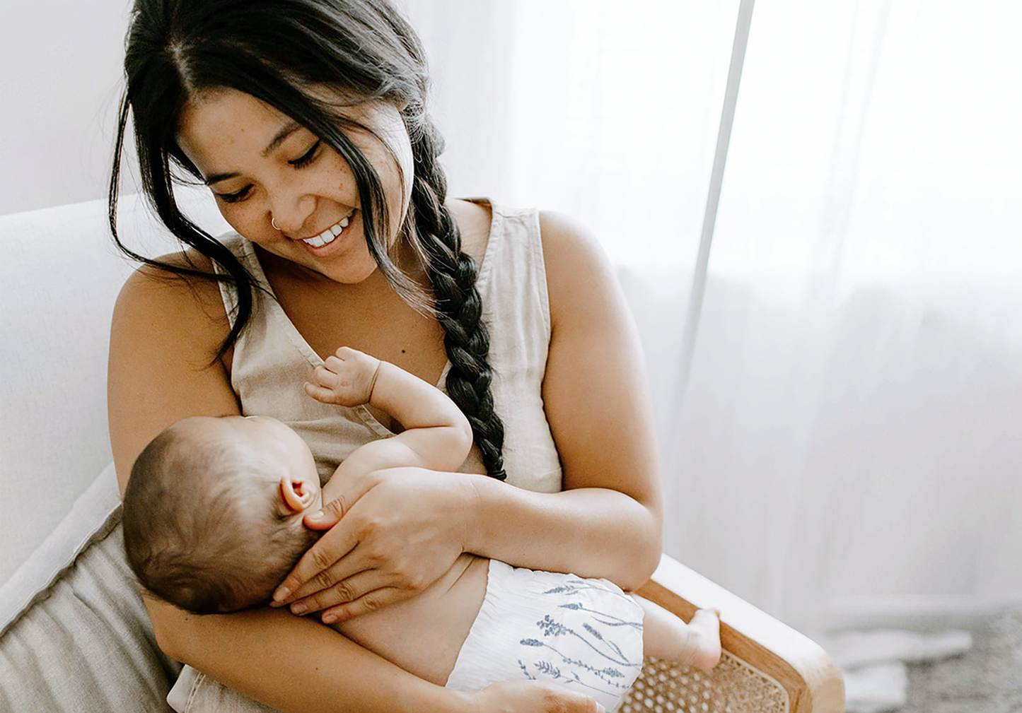 Clear+Dry® Natural Disposable Diapers + Wipes