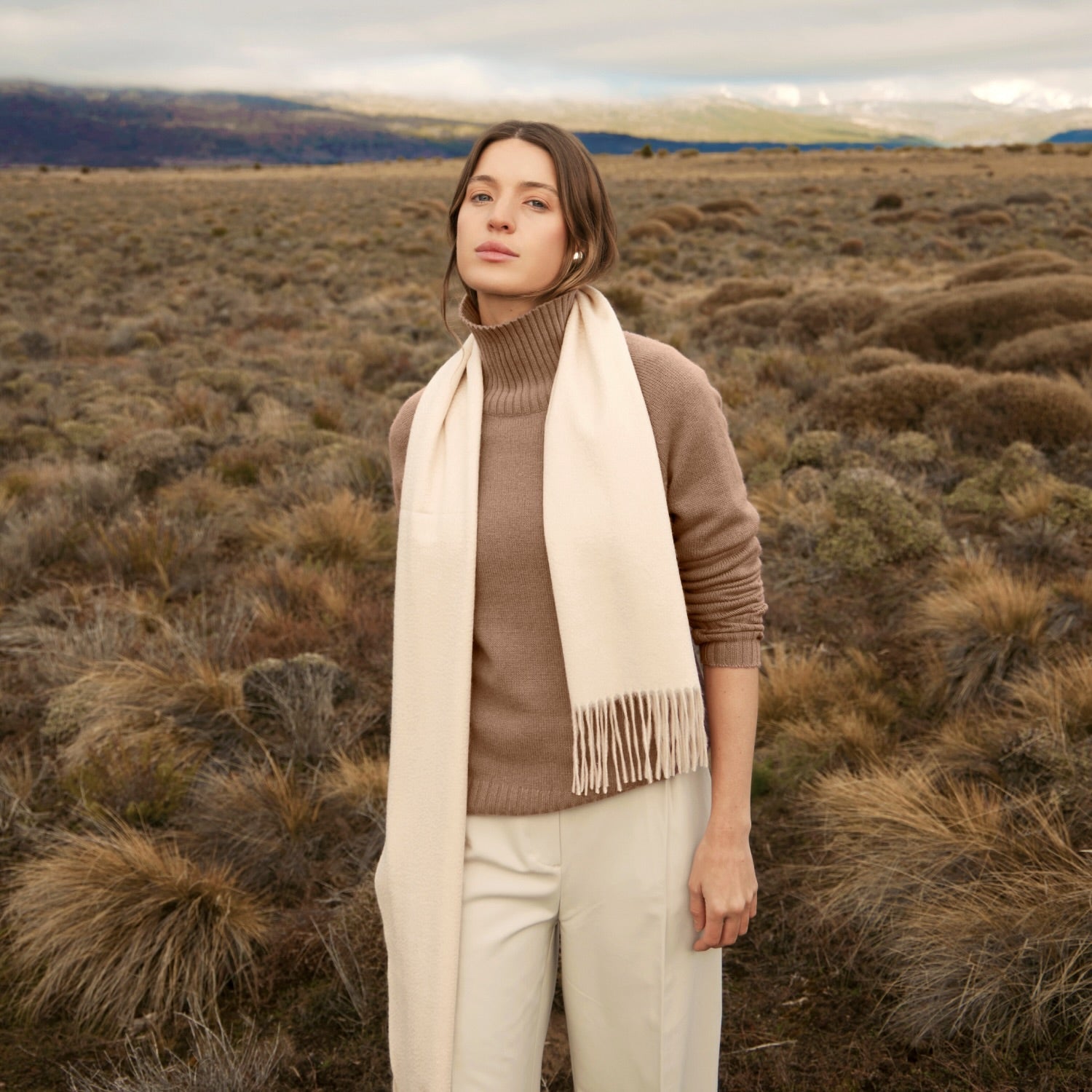 Emma Cashmere Relaxed Turtleneck Sweater