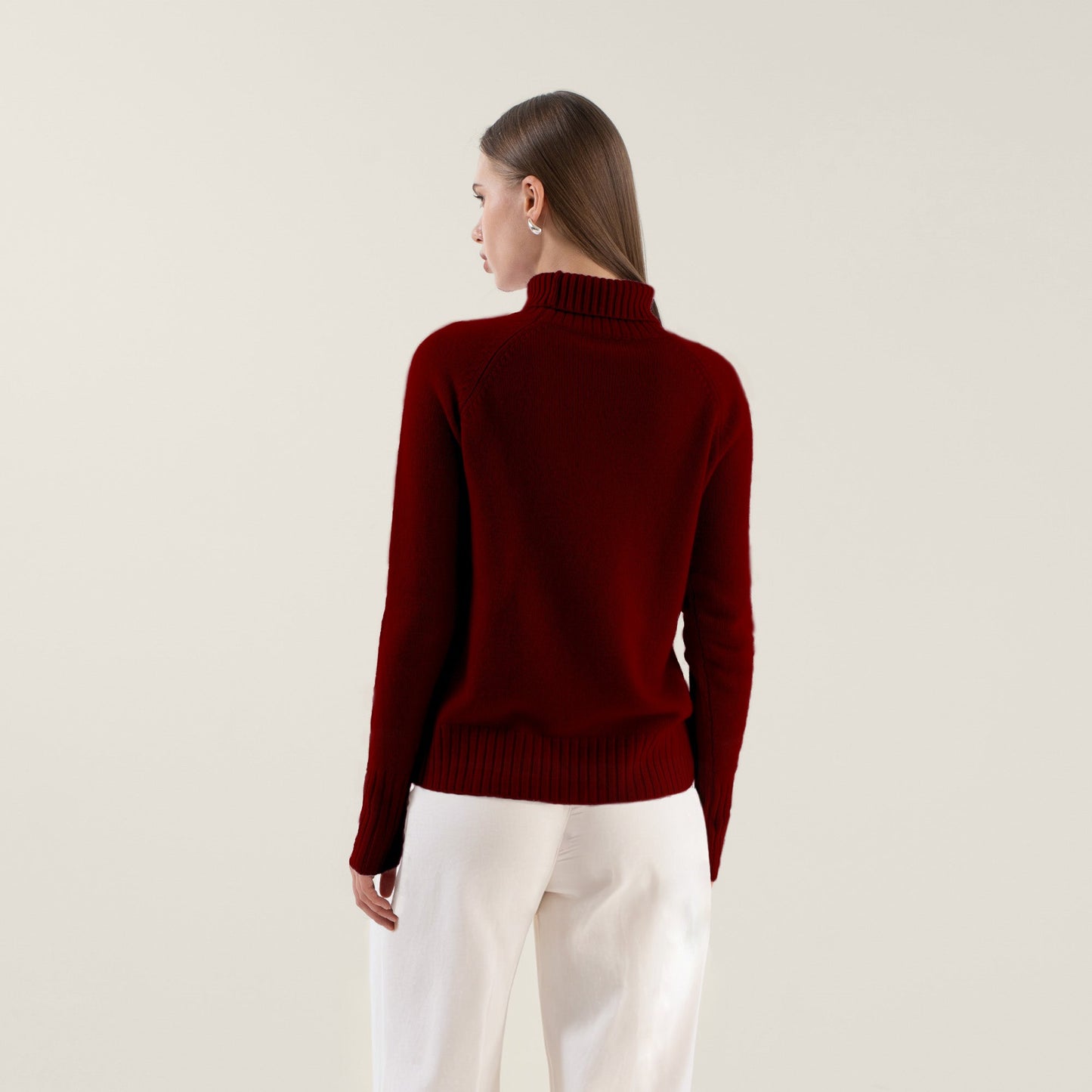 Emma Cashmere Relaxed Turtleneck Sweater