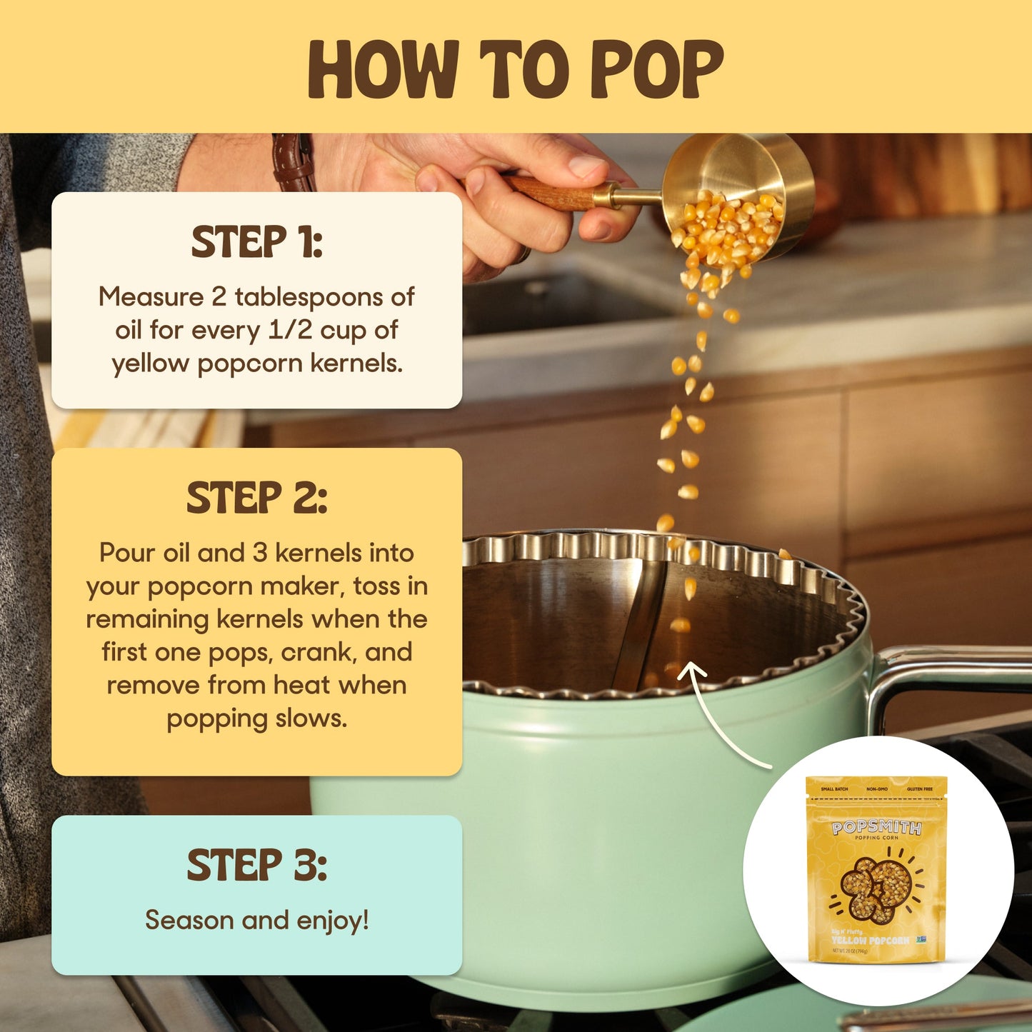 Yellow Popping Corn