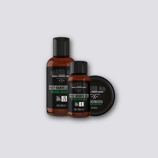 Natural Unscented Travel Trio