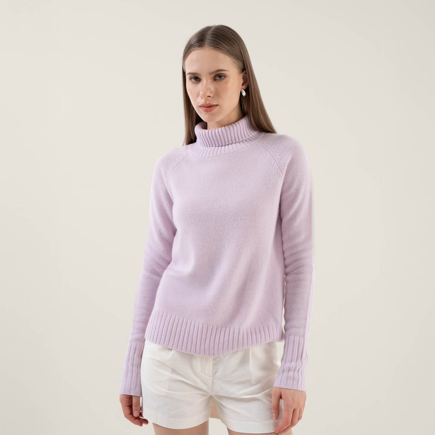 Emma Cashmere Relaxed Turtleneck Sweater