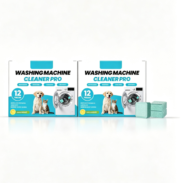 🧼Washing Machine Cleaner Tablets (12-Pack)✨Deep Clean Descale Deodorize Suitable For All Washers💨