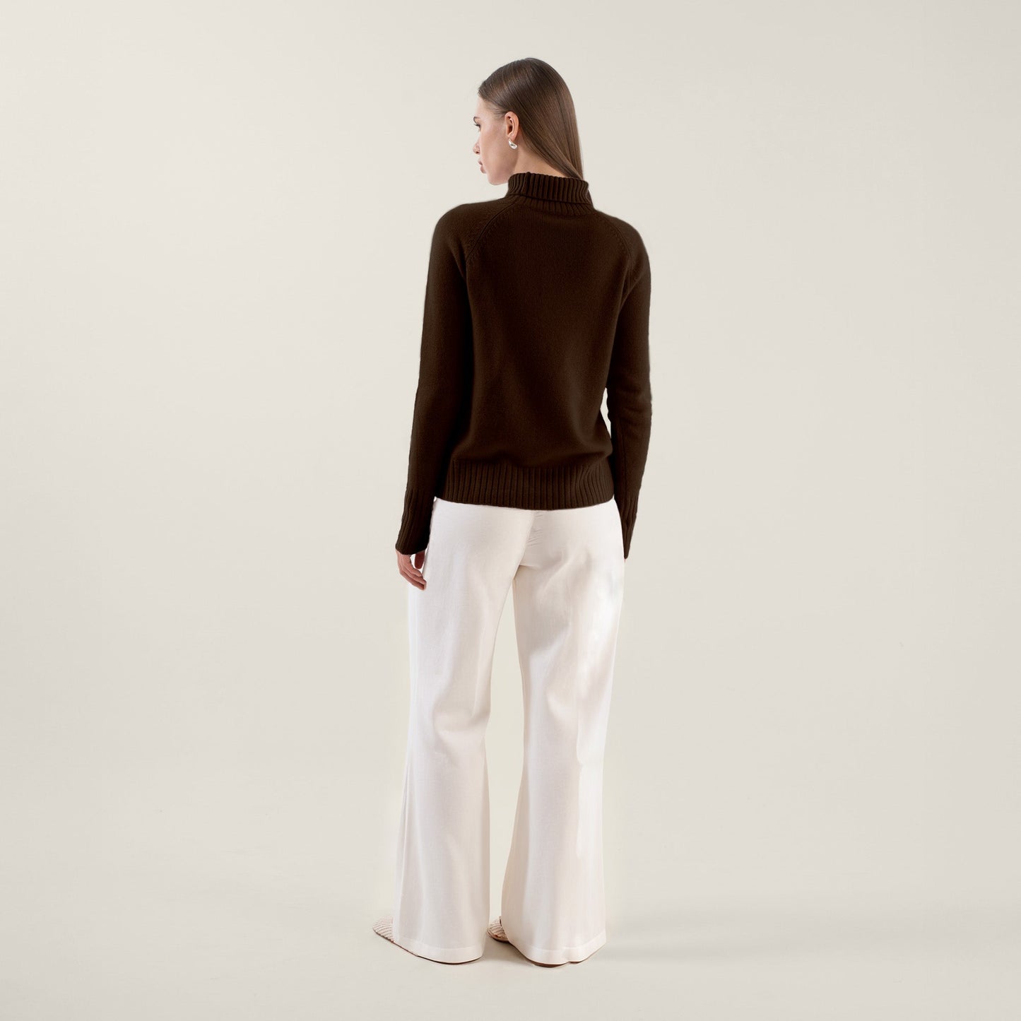 Emma Cashmere Relaxed Turtleneck Sweater