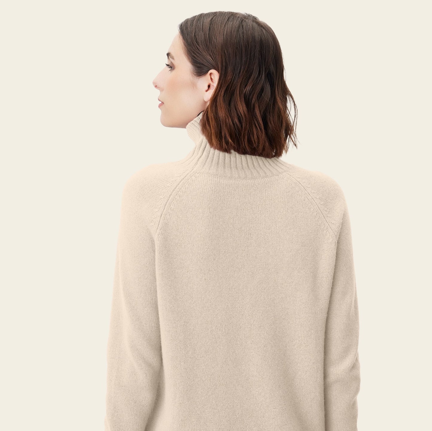 Emma Cashmere Relaxed Turtleneck Sweater