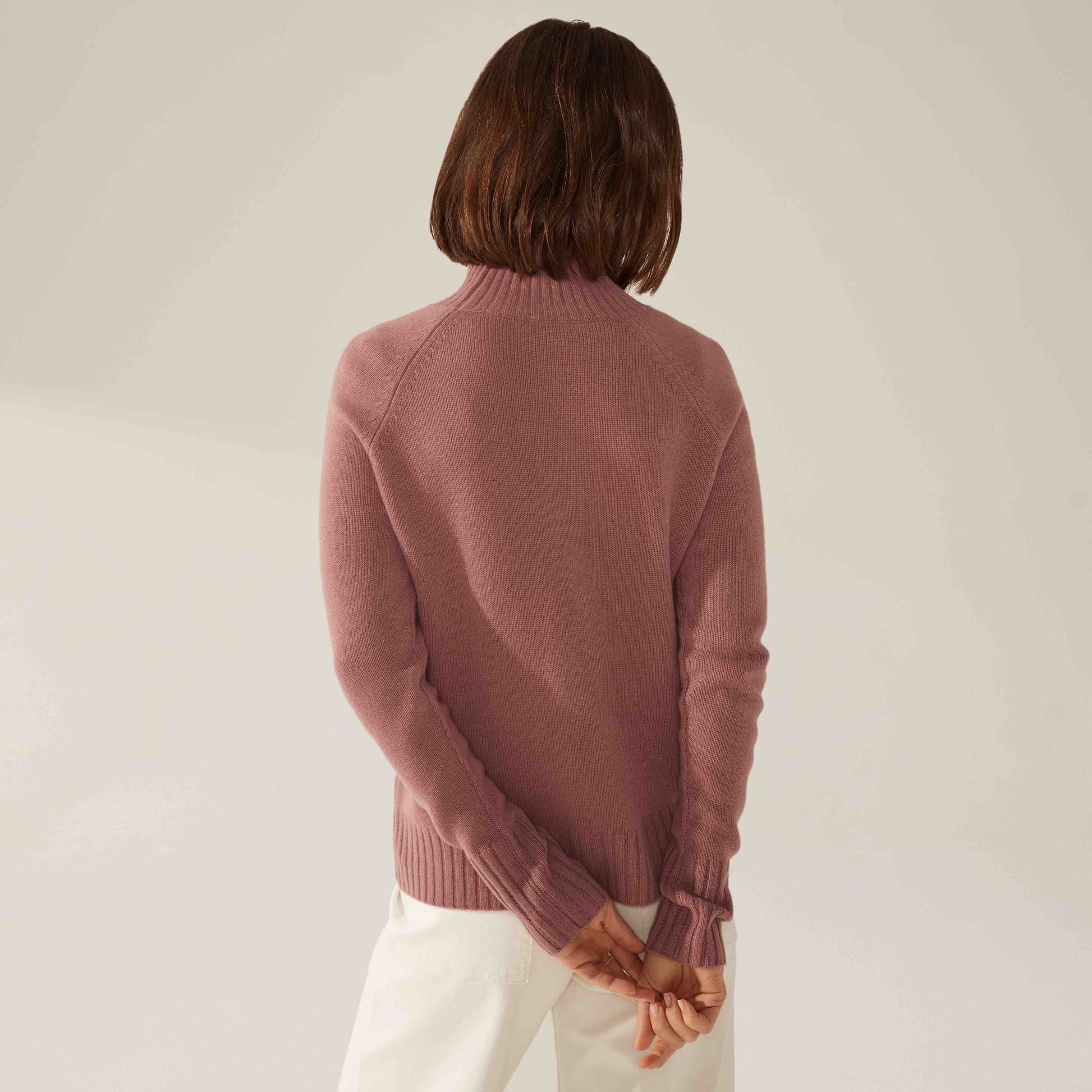 Emma Cashmere Relaxed Turtleneck Sweater