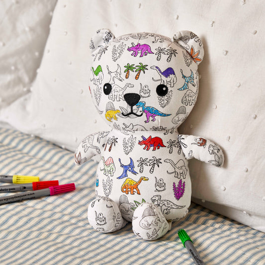colour-in dinosaur Artie Bear®