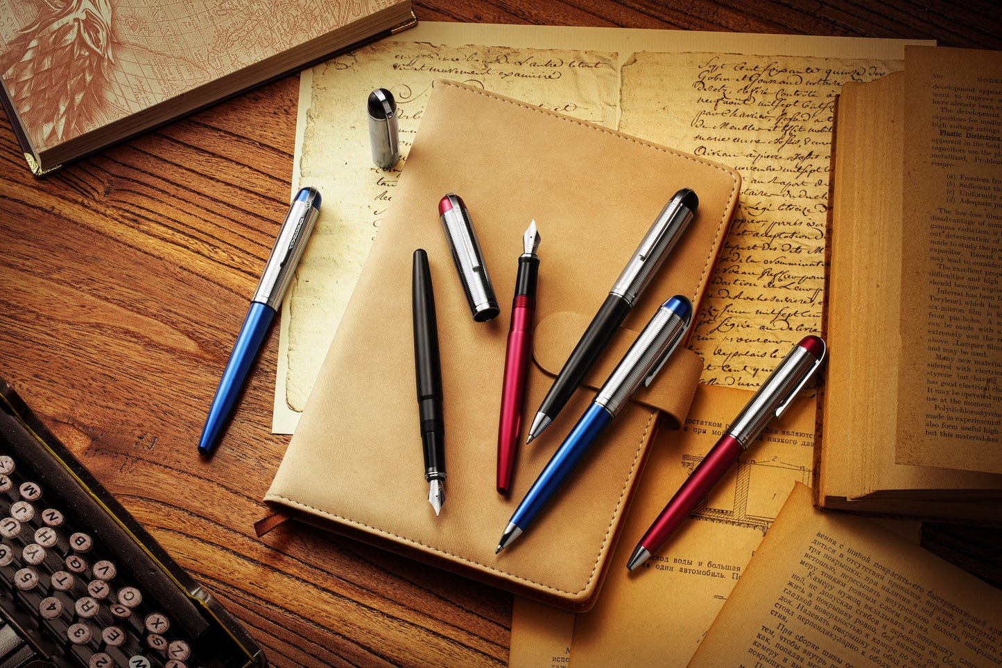 Wahl-Eversharp Skyline Aviator Black Fountain Pen