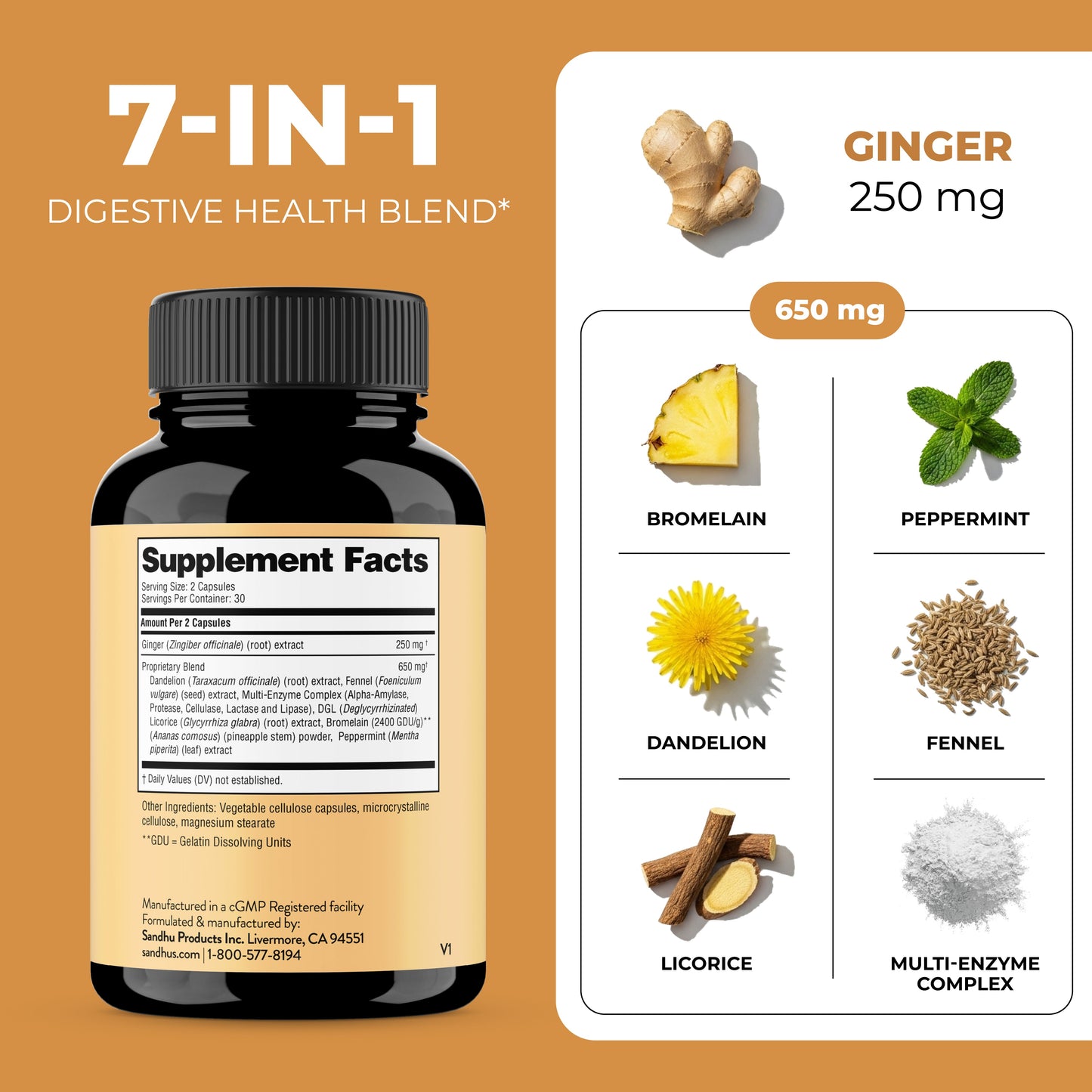 Debloat Capsules - 60 Ct