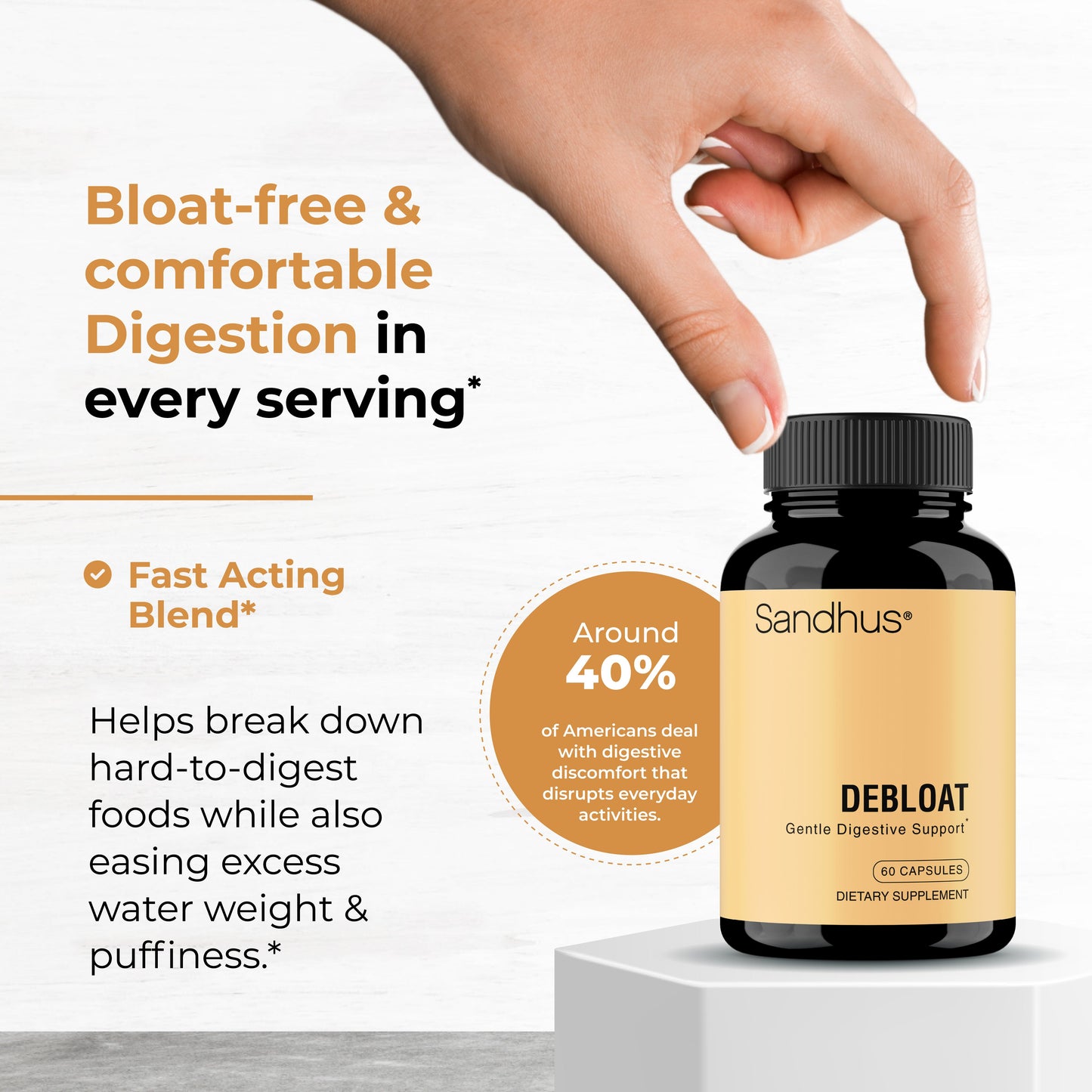 Debloat Capsules - 60 Ct
