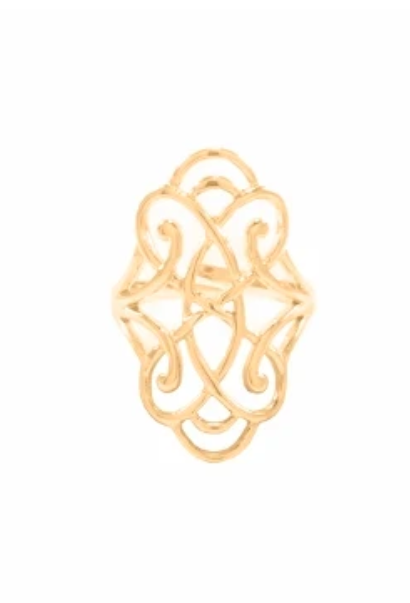 Infinite Love, Adjustable Ring, 18k Gold