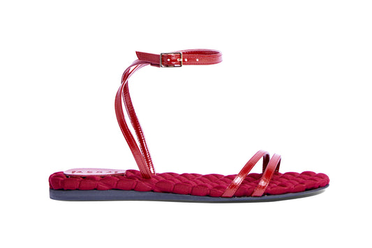 FAYE Cranberry Brushed Effect