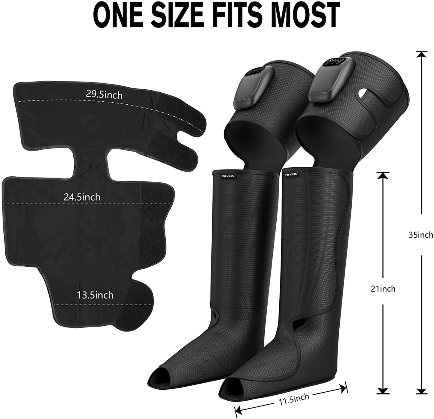 FIT KING Rechargeable Full Leg Massager | FT-060A