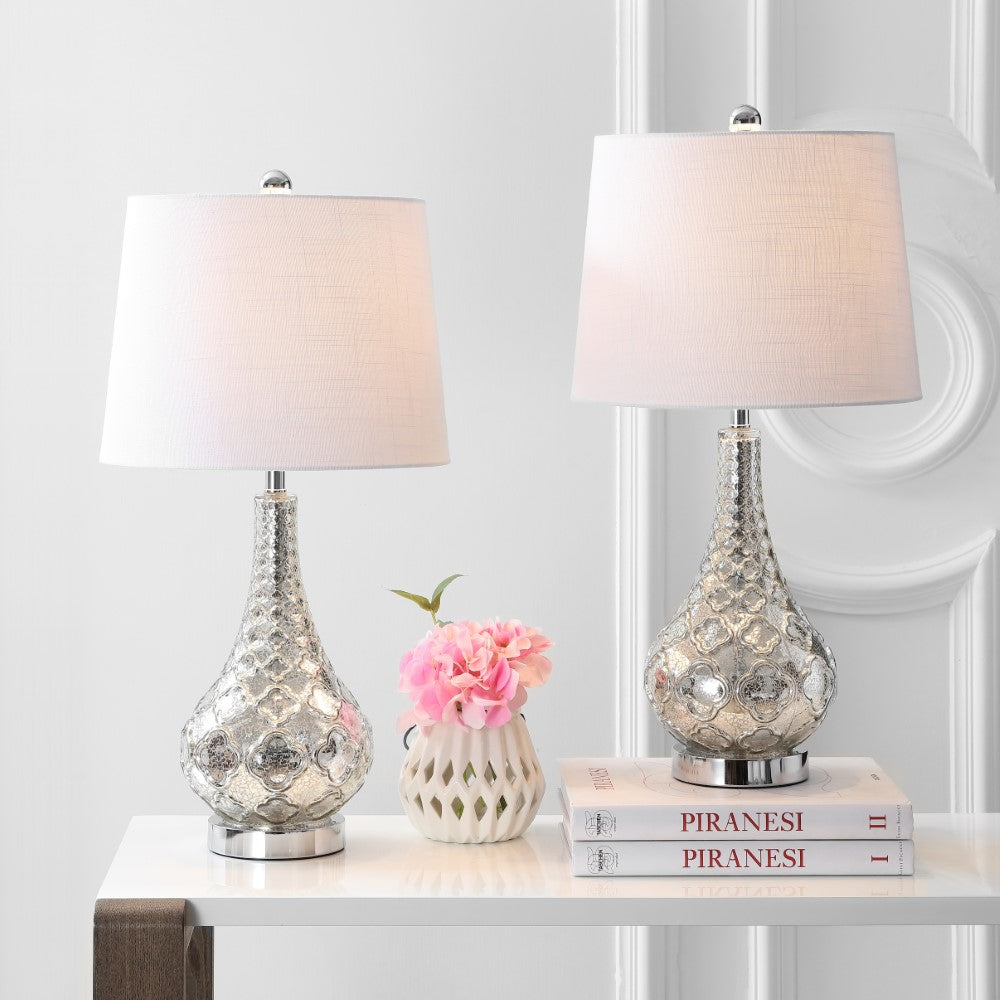 Darren 25.5" Glass LED Table Lamp