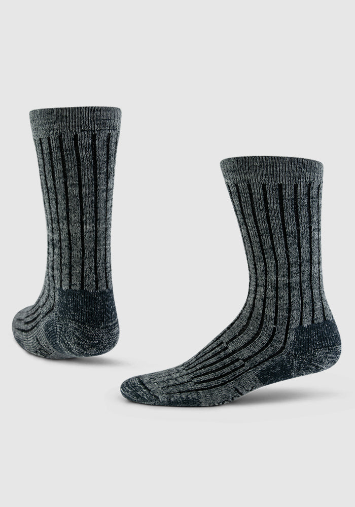 Womens Joey Crew Socks - Stone Grey