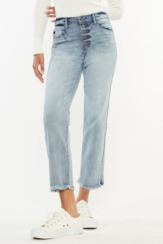 Morgana Essentials High Rise Straight Fit Leg Jeans