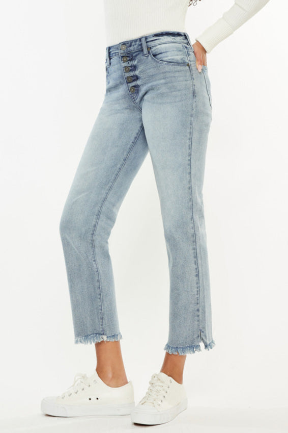 Morgana Essentials High Rise Straight Fit Leg Jeans
