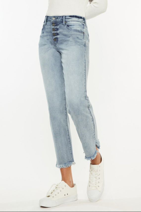 Morgana Essentials High Rise Straight Fit Leg Jeans