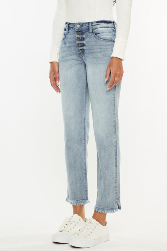 Morgana Essentials High Rise Straight Fit Leg Jeans