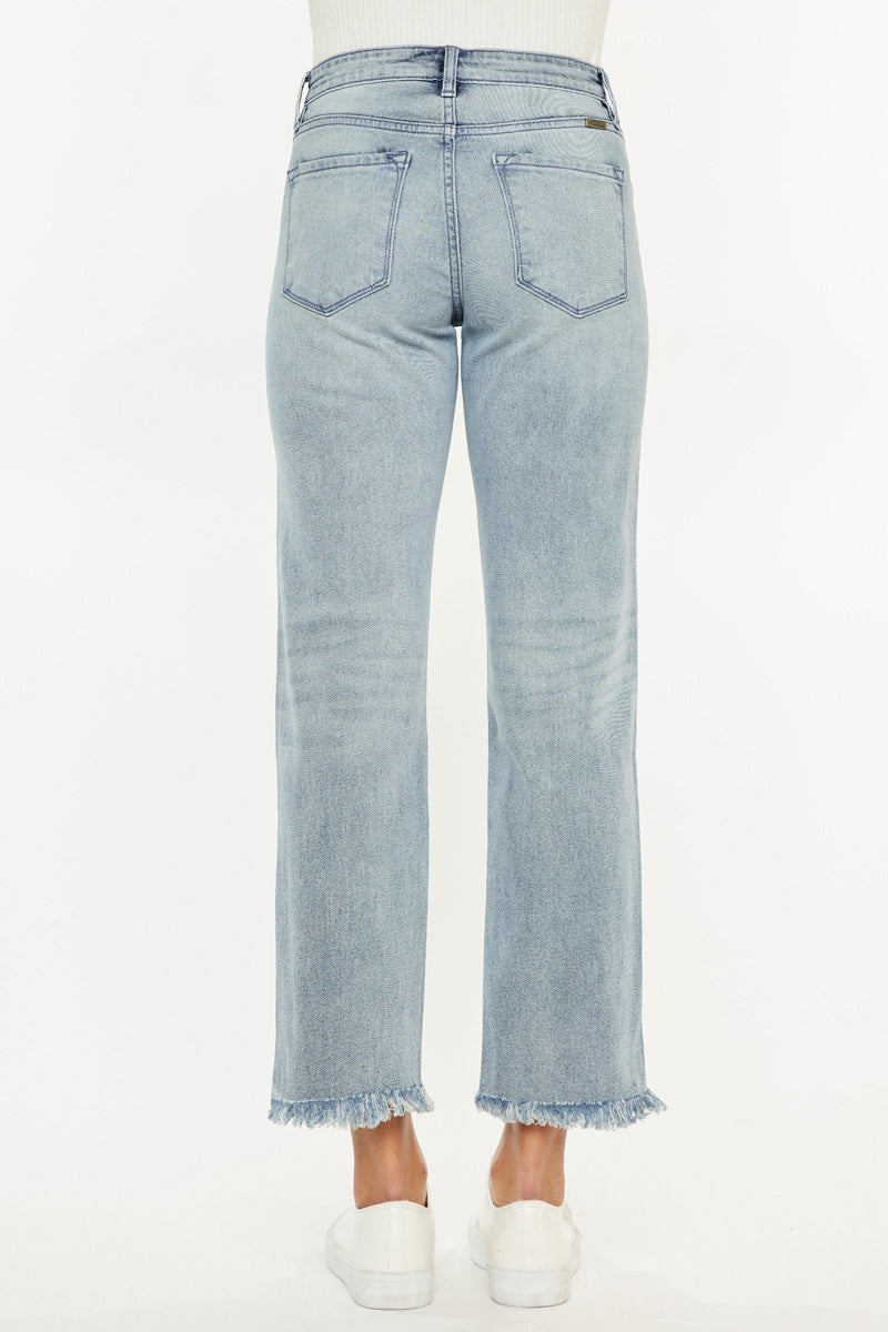 Morgana Essentials High Rise Straight Fit Leg Jeans