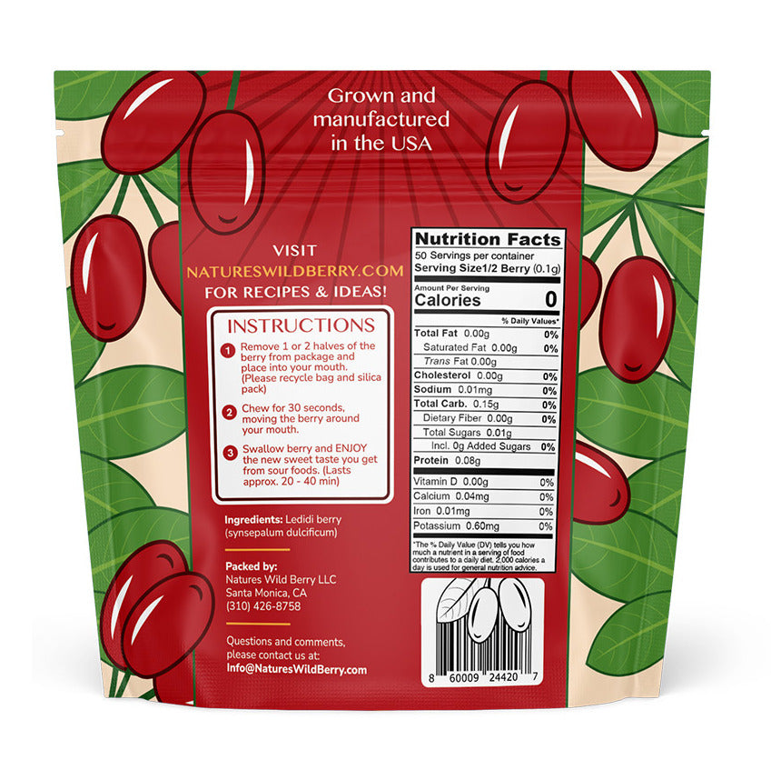 Nature's Wild Berry 50 Serving Resealable Standup Pouch