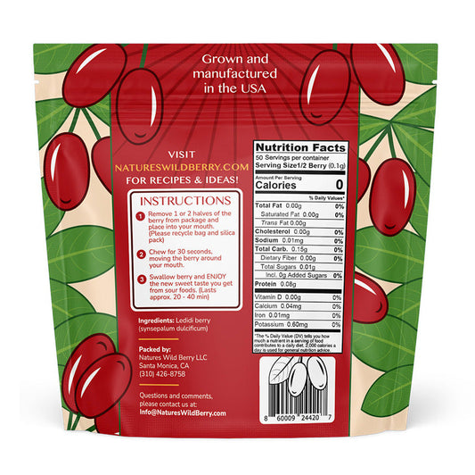 Nature's Wild Berry 50 Serving Resealable Standup Pouch