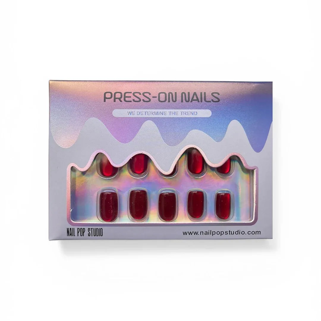 Hot Love Square Nails - Press On Nails