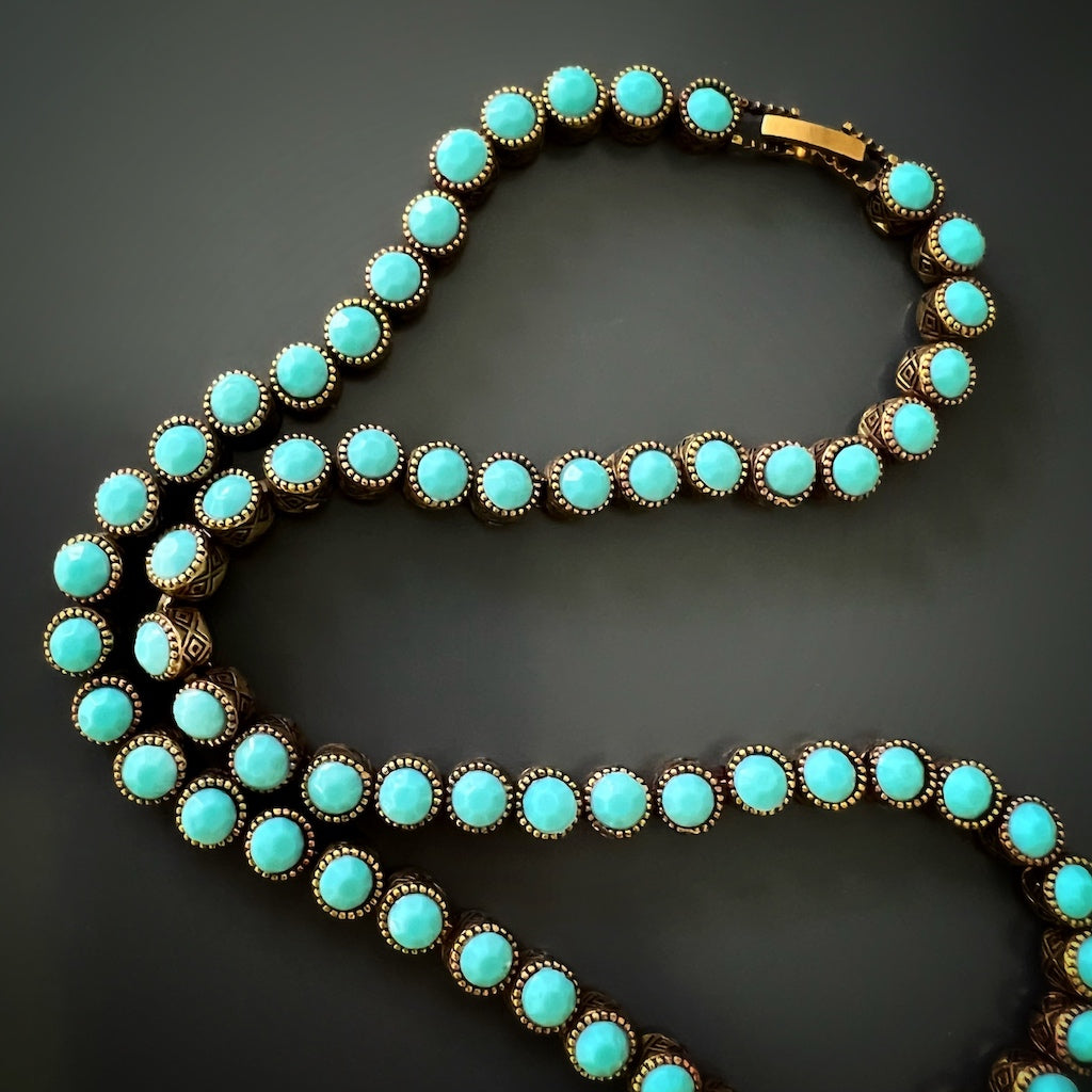 Turquoise Tennis Mystic Necklace