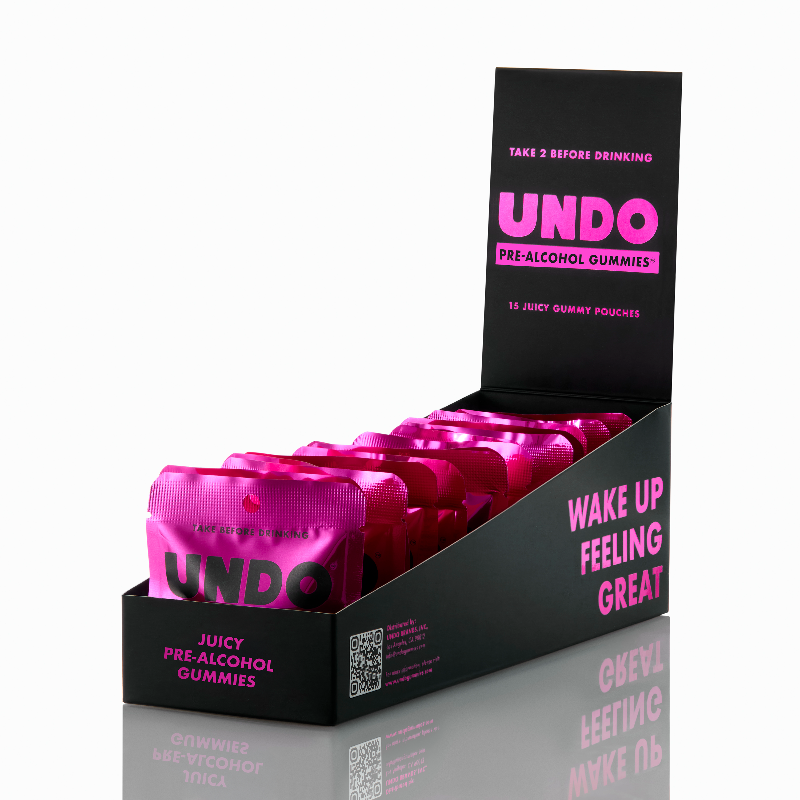 UNDO Gummies® Pre-Alcohol Support - 15 Pack