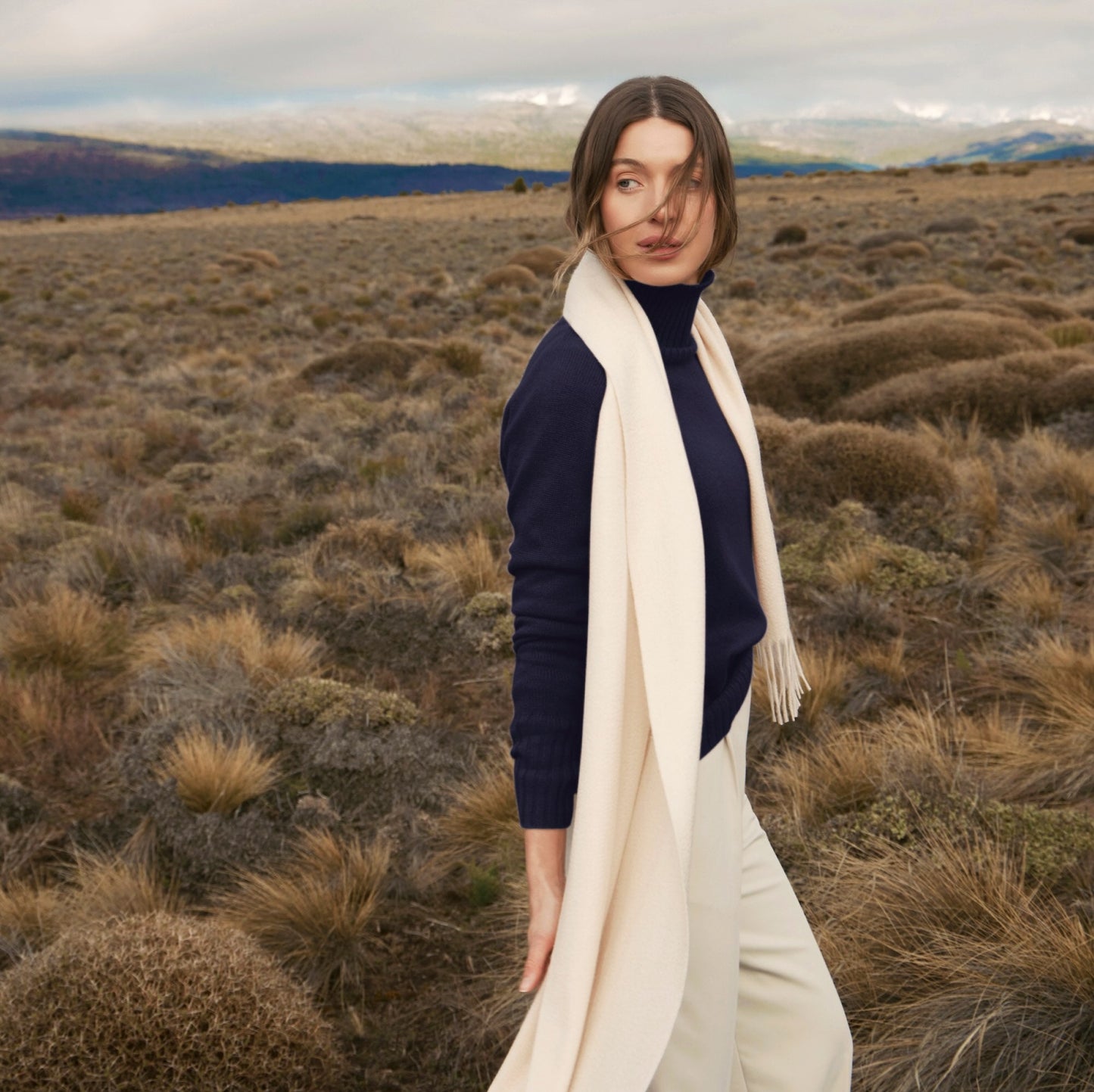 Emma Cashmere Relaxed Turtleneck Sweater
