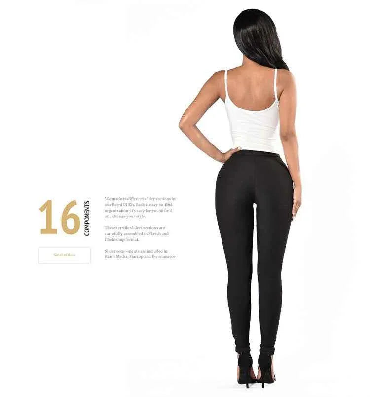 High-Waist Cropped Leggings - Cross-Strap Stretch Leggings for Women