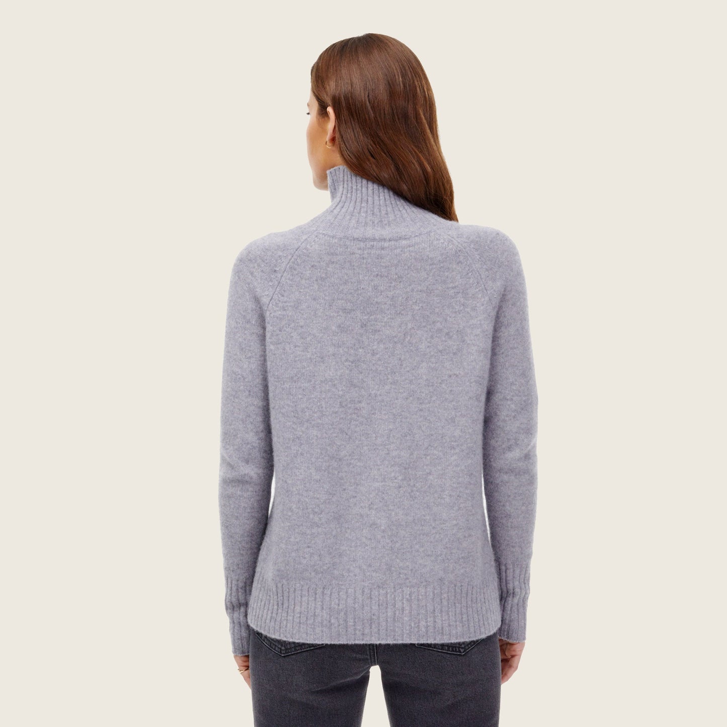 Emma Cashmere Relaxed Turtleneck Sweater