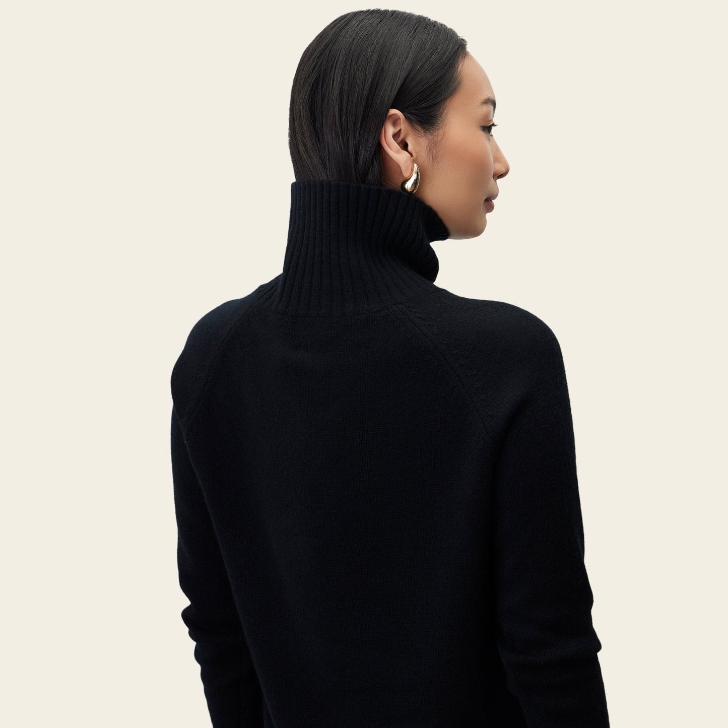 Emma Cashmere Relaxed Turtleneck Sweater