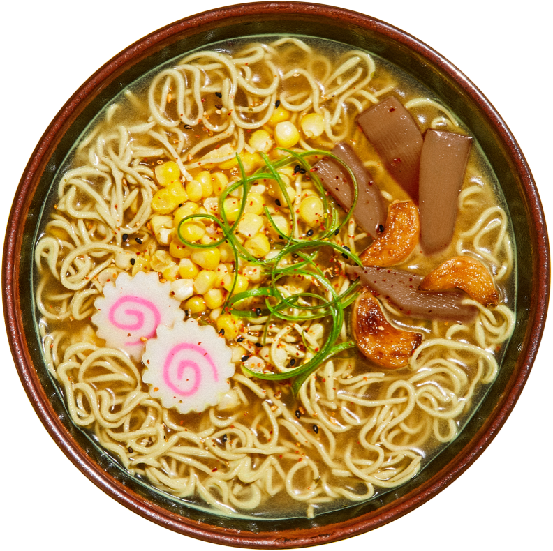 Black Garlic "Chicken" Ramen v2