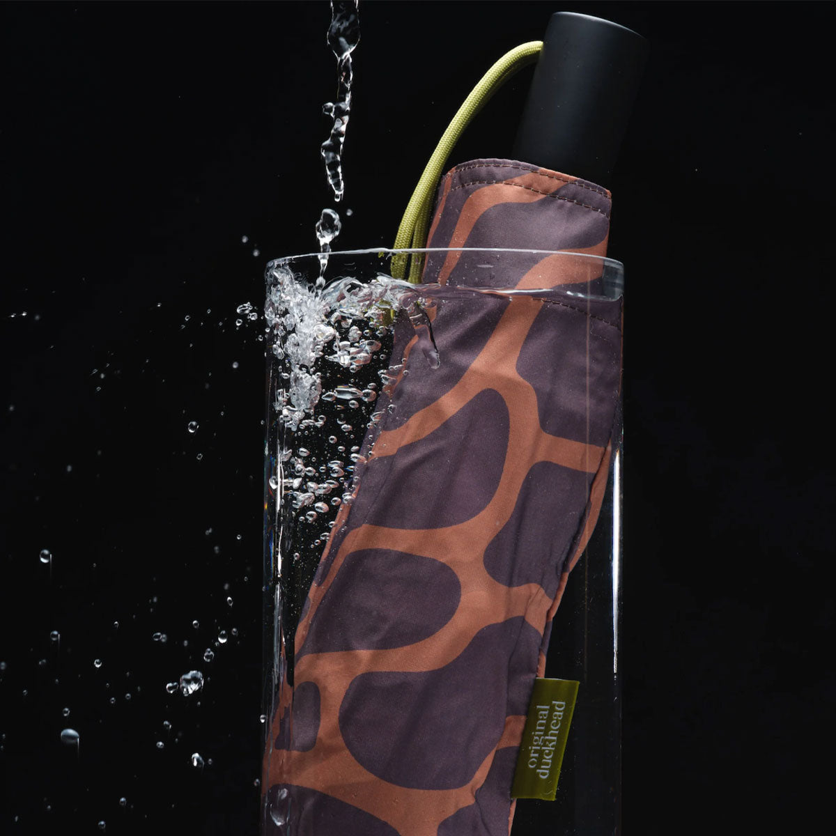 Coffee Ripples Umbrella with Auto Open-Close