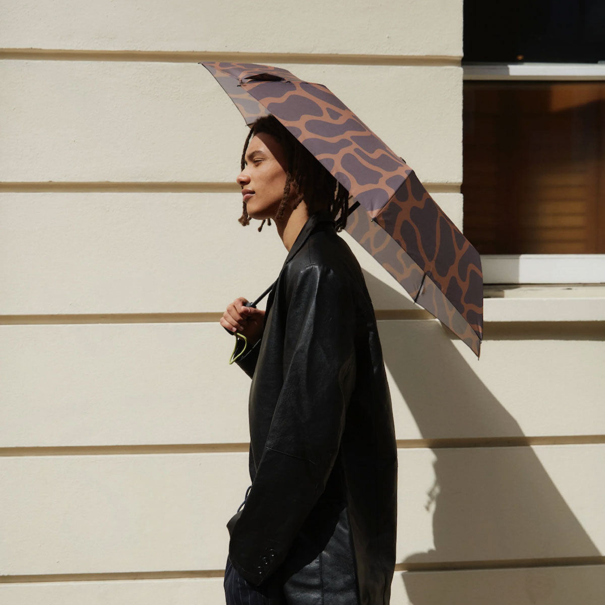 Coffee Ripples Umbrella with Auto Open-Close