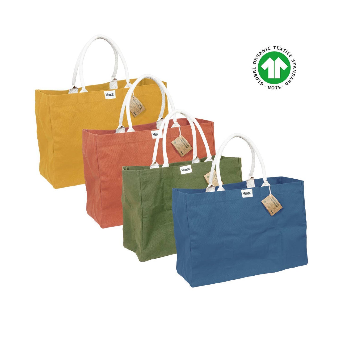 Assortiment de 4 sacs cabas  - Intemporel - Venga