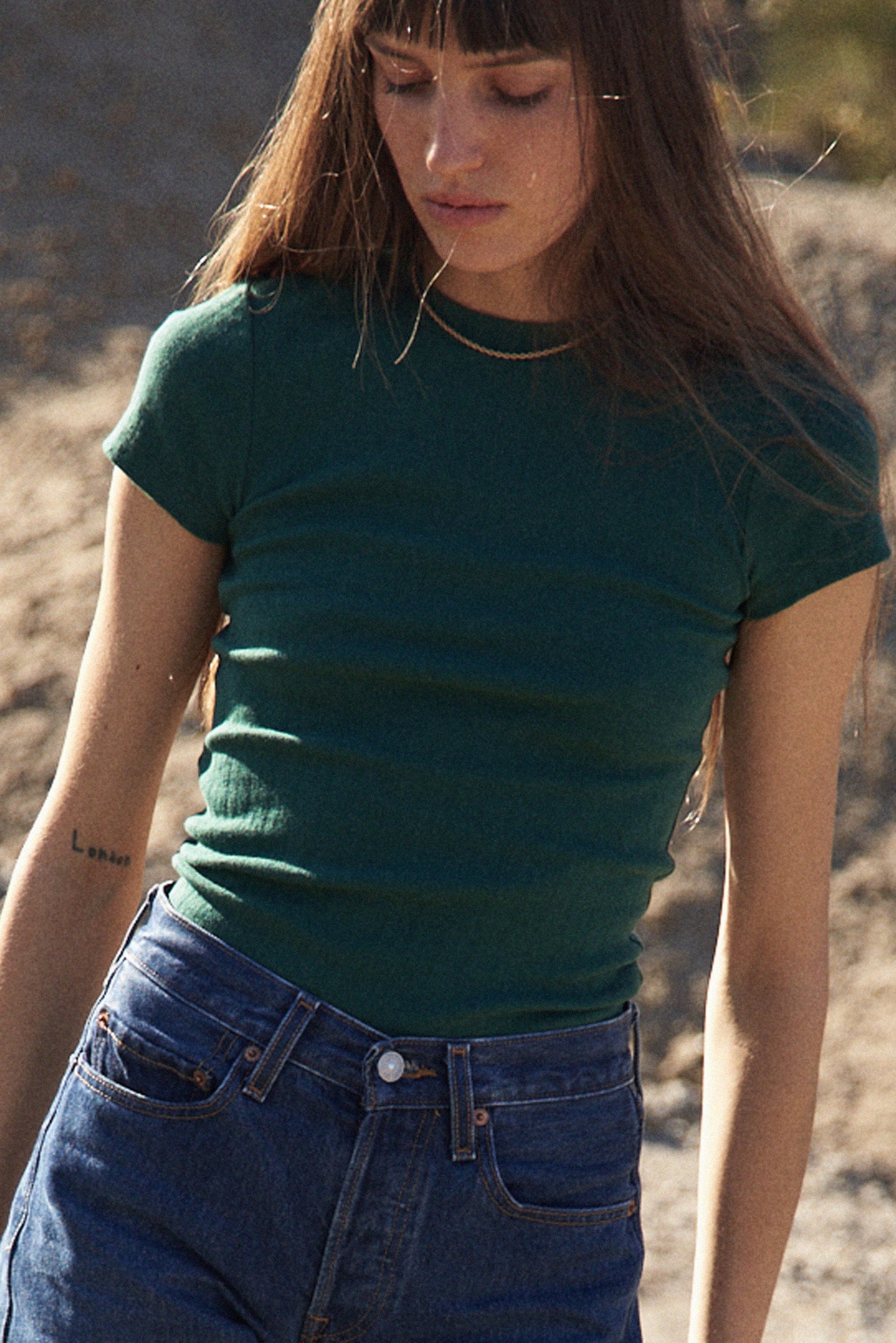 Pointelle Texture Tee