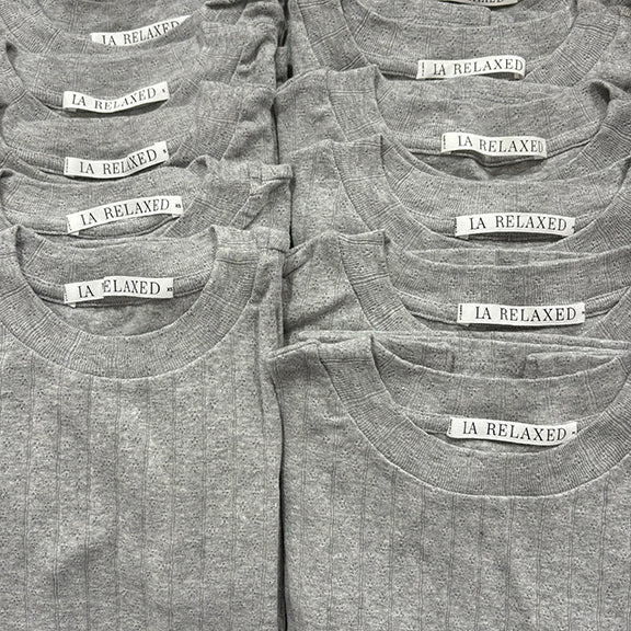 Pointelle Texture Tee