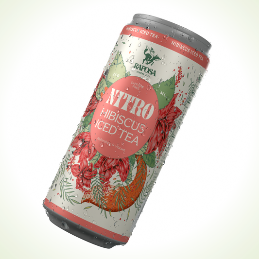Nitro Cold Brew: Hibiscus Iced Tea (250ml) Caffeine-Free