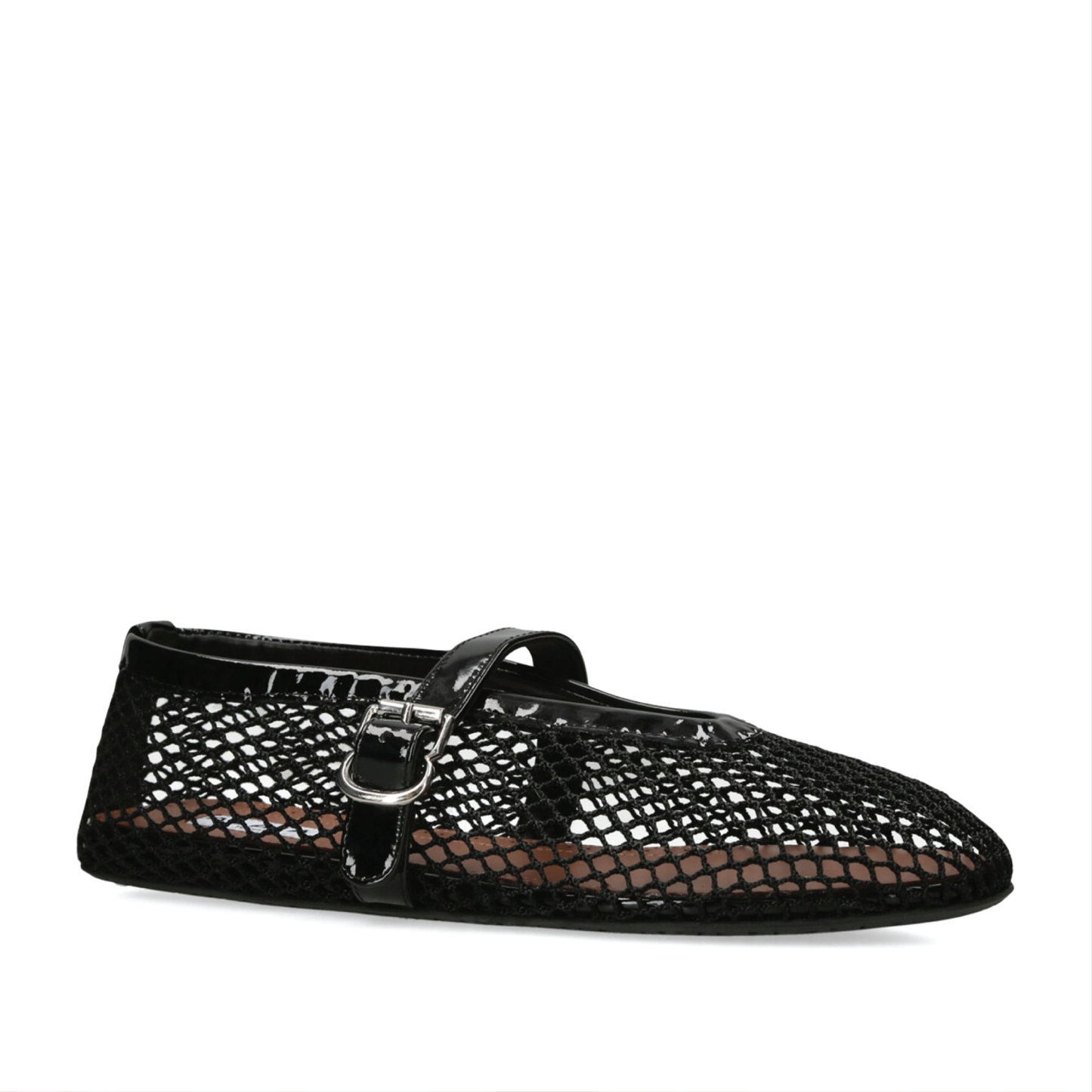 Mesh Ballet Flats with Buckle Strap MaryJane shoe