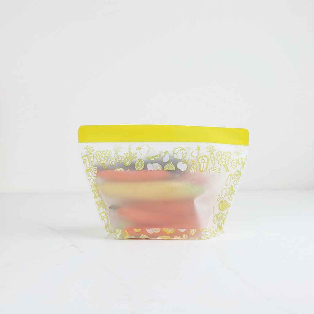 Food Saving Reusable Bag - 10PC Set with window (3 Small, 3 Medium, 4 Large)
